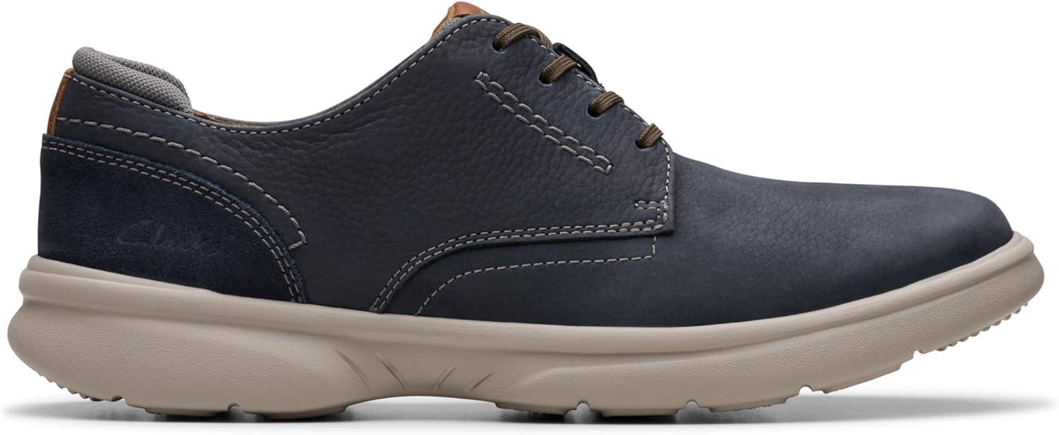 imageClarks Mens Bradley Plain OxfordNavy Nubuck