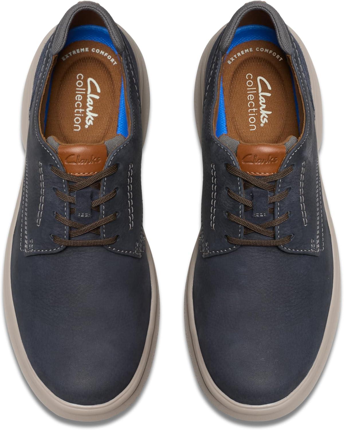imageClarks Mens Bradley Plain OxfordNavy Nubuck