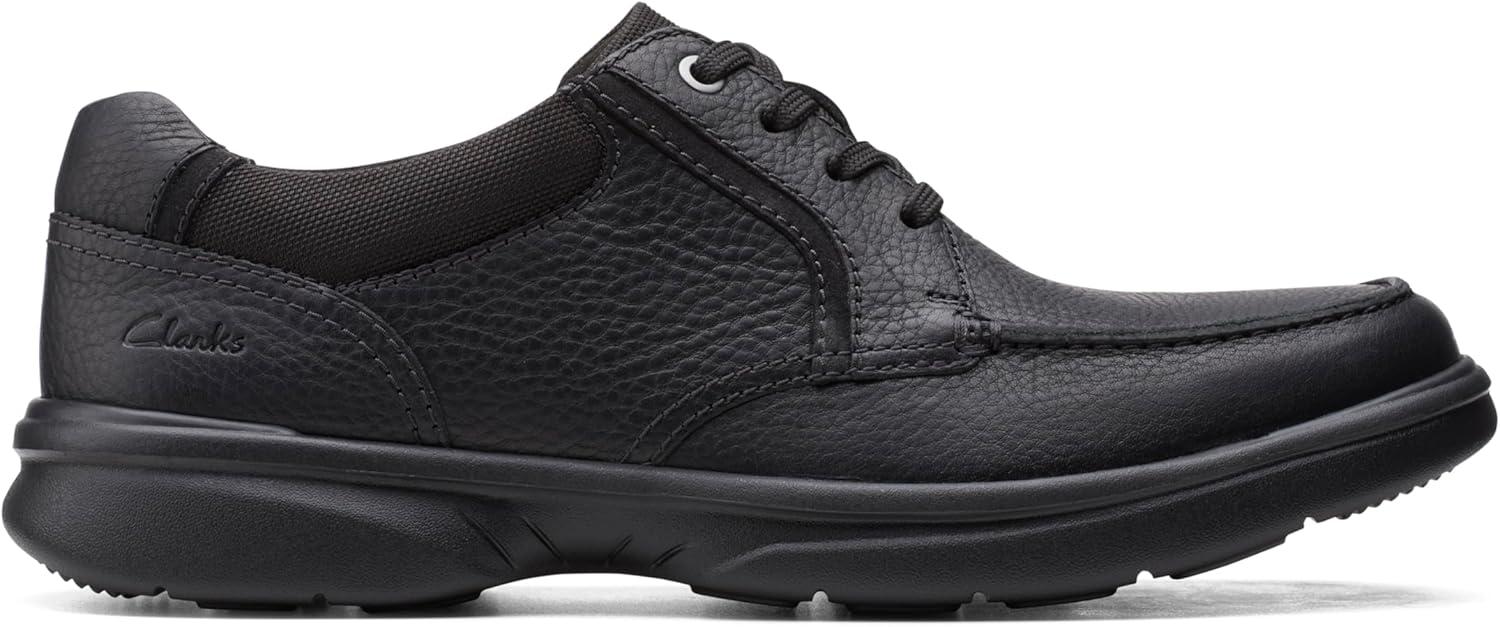 imageClarks Mens Bradley Vibe OxfordsBlack Tumbled Leather