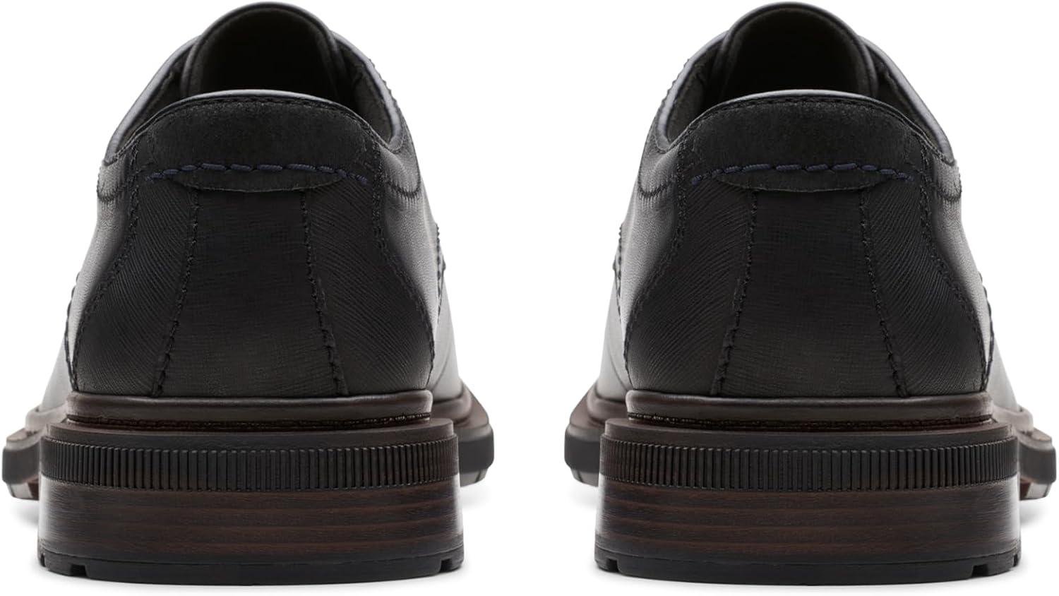 imageClarks Mens Burchill DerbyBlack Leather