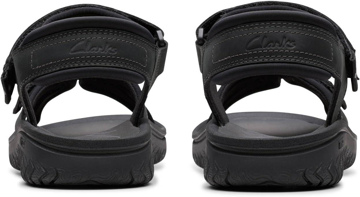 imageClarks Mens Casual Sport SandalBlack Leather