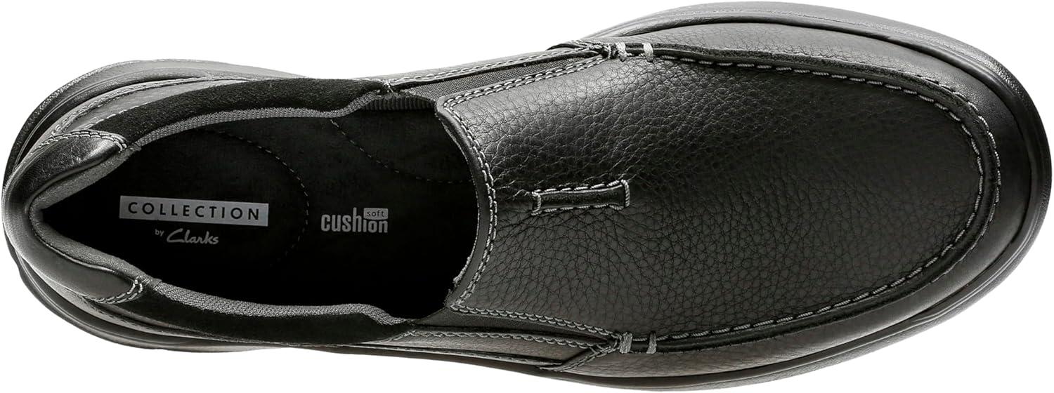 imageClarks Mens Cotrell Free LoaferBlack Oily Lea 001