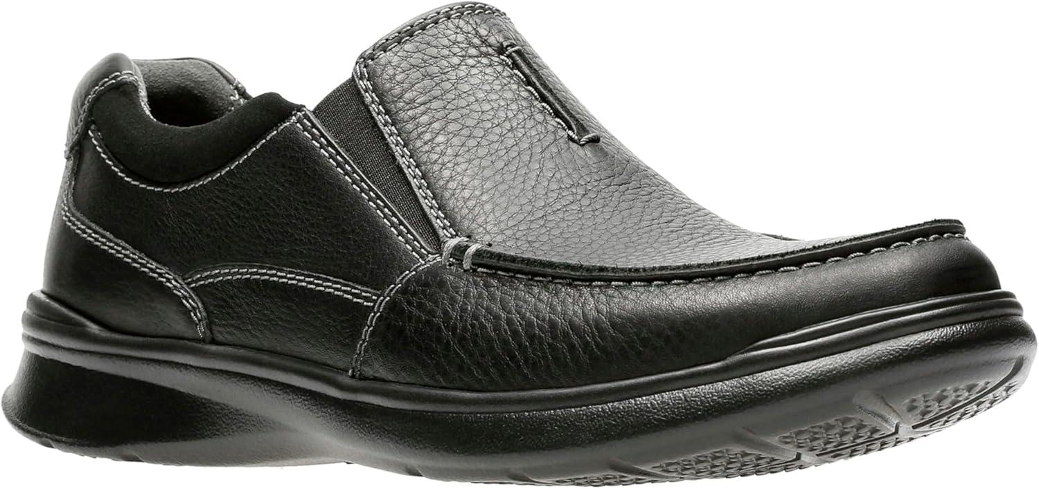 imageClarks Mens Cotrell Free LoaferBlack Oily Lea 001