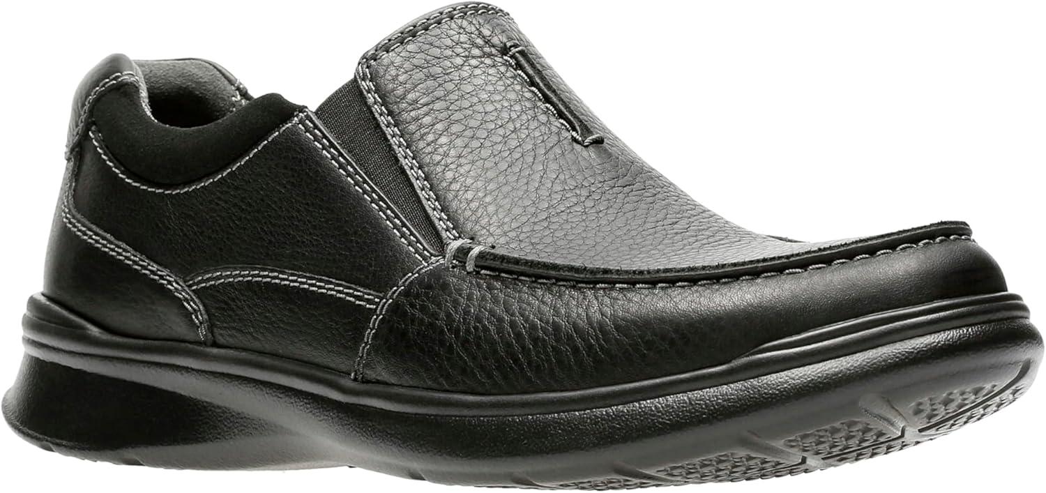 imageClarks Mens Cotrell Free LoaferBlack Oily Leather