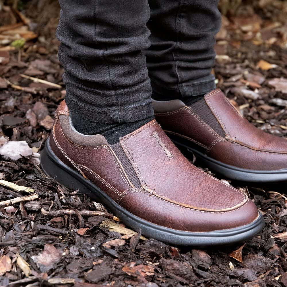 imageClarks Mens Cotrell Free LoaferBrown Tobacco Leather