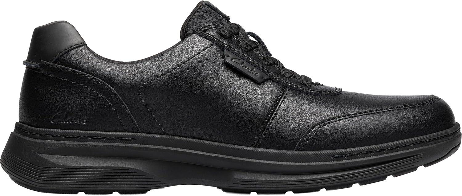 imageClarks Mens Craftwell Lace Oxford SneakerBlack Leather