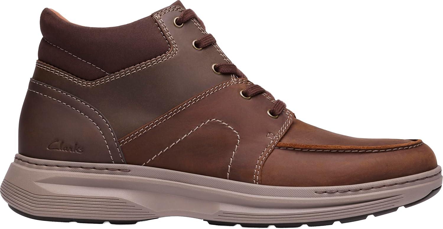 imageClarks Mens Craftwell Mid Ankle BootBeeswax Leather