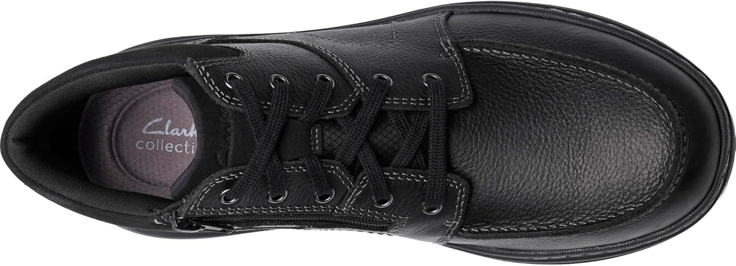 imageClarks Mens Craftwell Mid Ankle BootBlack Tumbled Leather