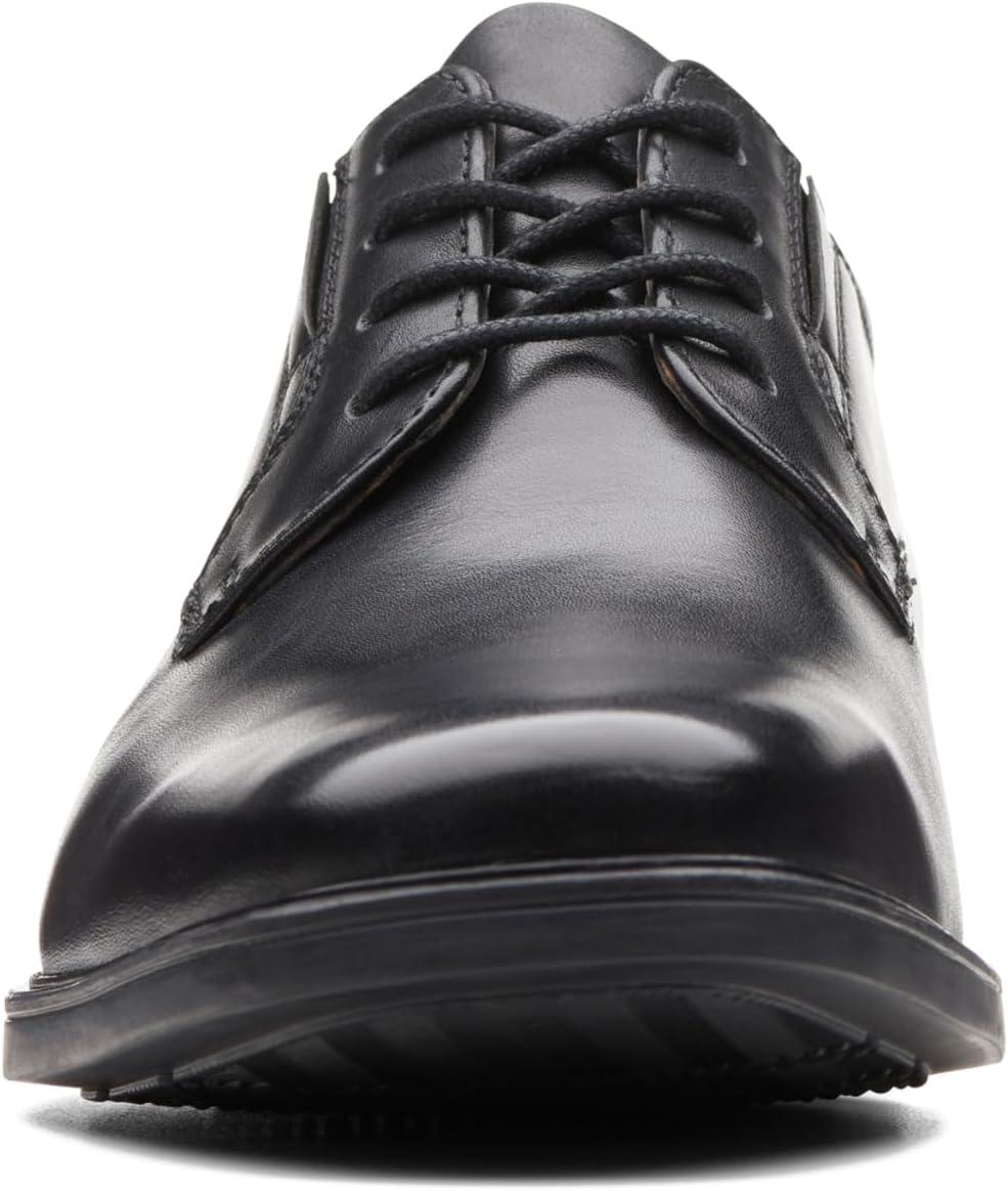 imageClarks Mens Derby Oxford ShoesBlack Black Leather