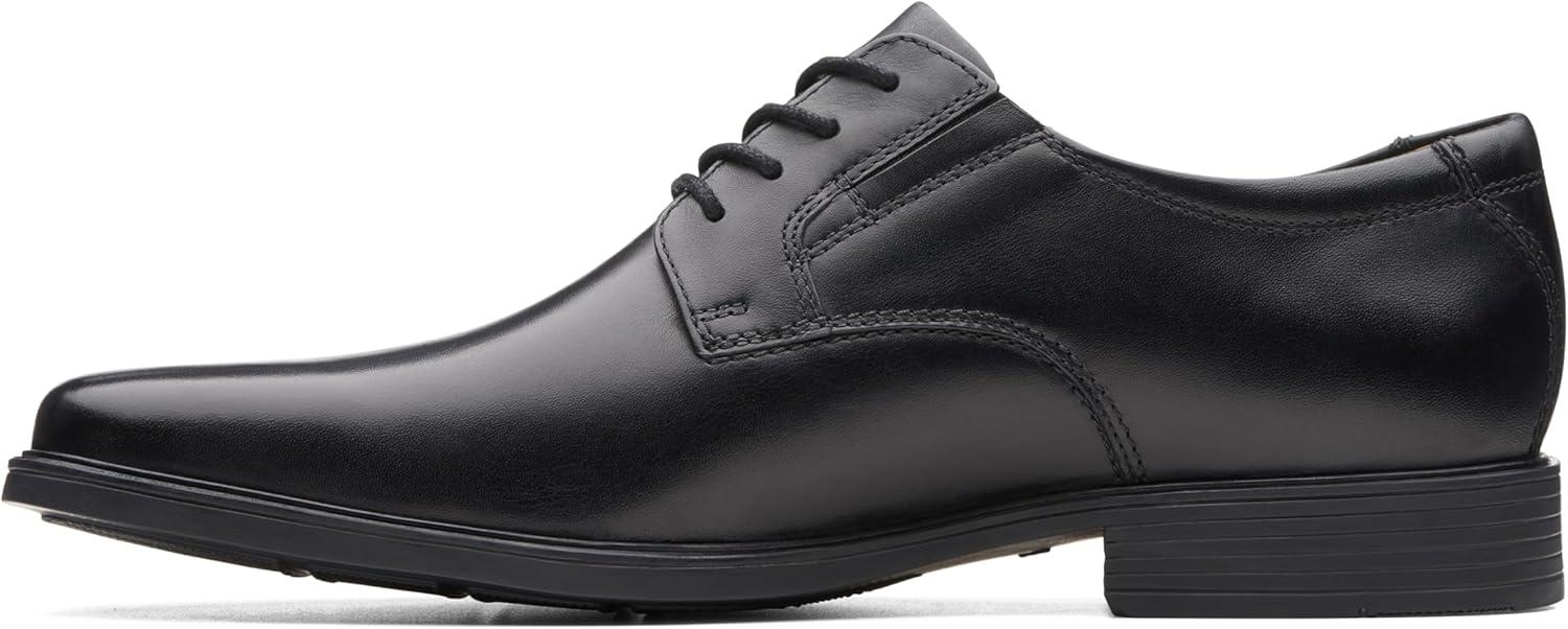 imageClarks Mens Derby Oxford ShoesBlack Black Leather