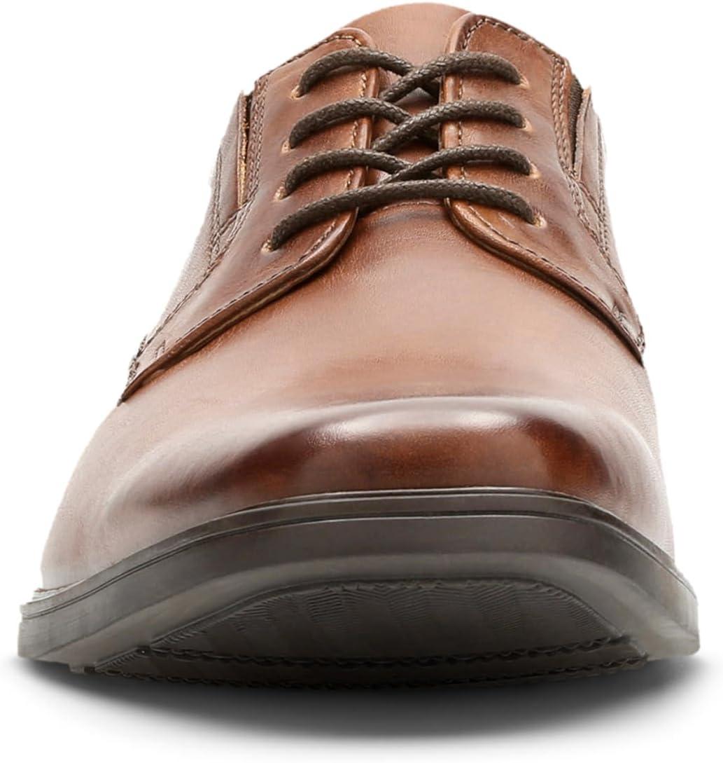 imageClarks Mens Derby Oxford ShoesBrown Dark Tan Leather