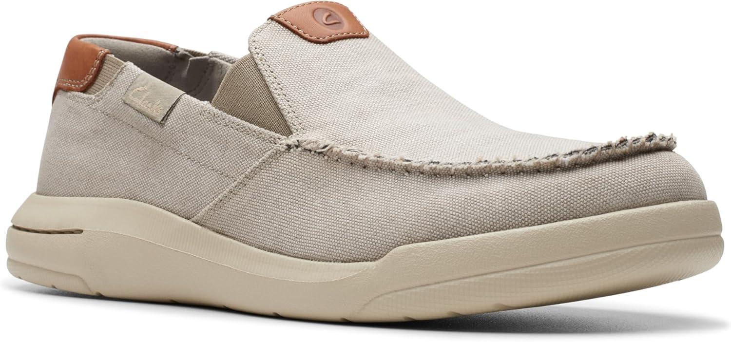 imageClarks Mens Driftlite Step Moccasin Light Grey Combi 11