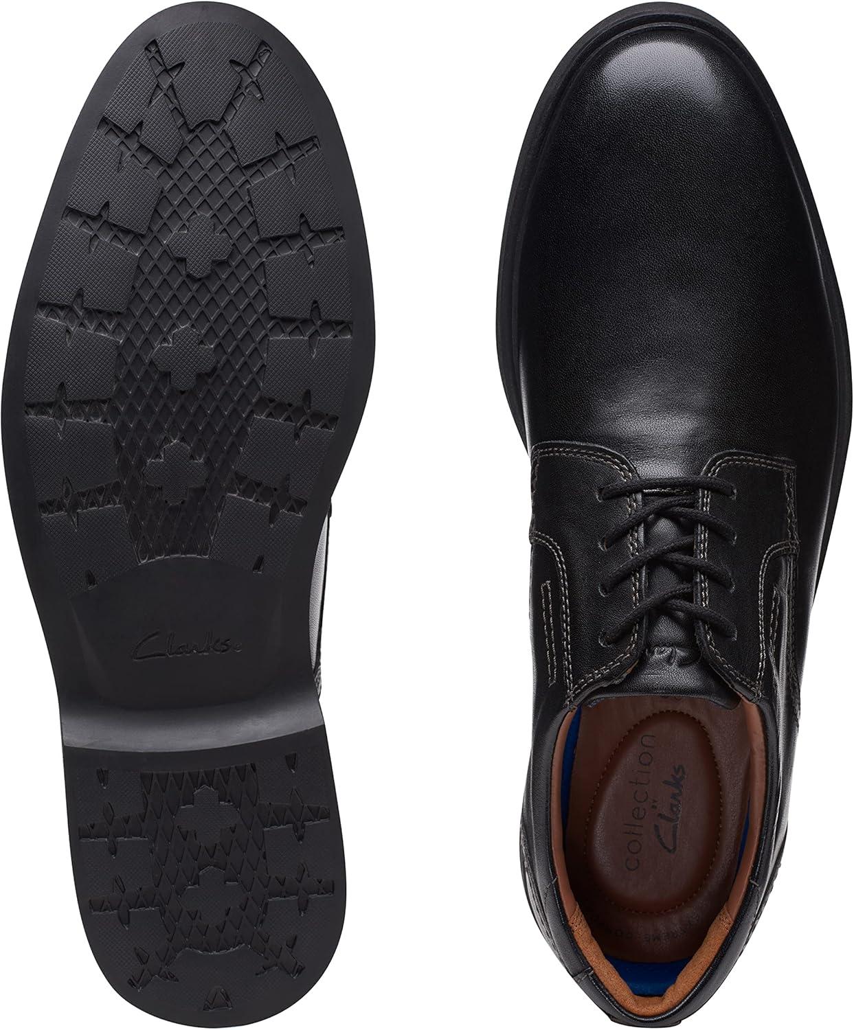 imageClarks Mens Malwood Lace OxfordBlack Black Leather