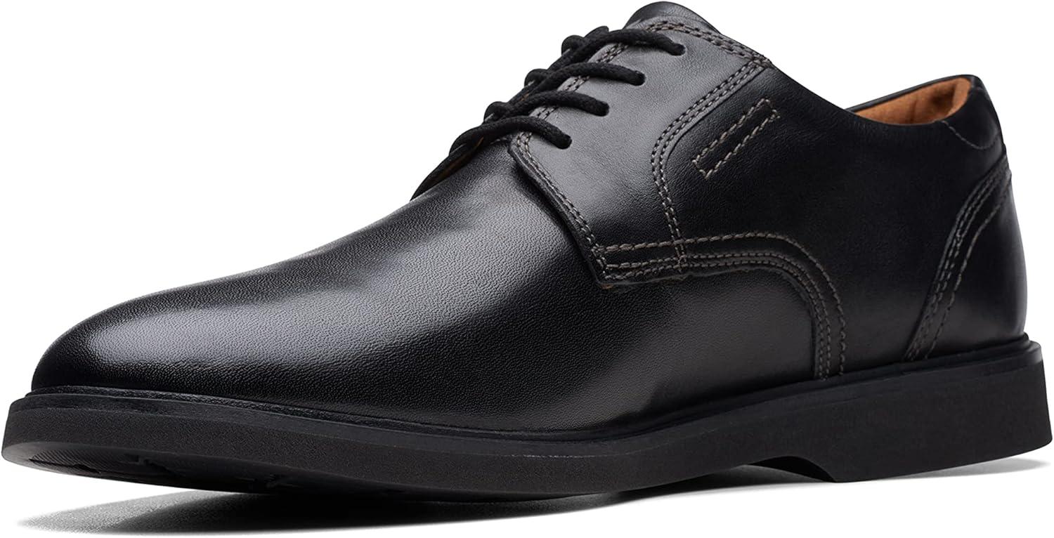 imageClarks Mens Malwood Lace OxfordBlack Black Leather