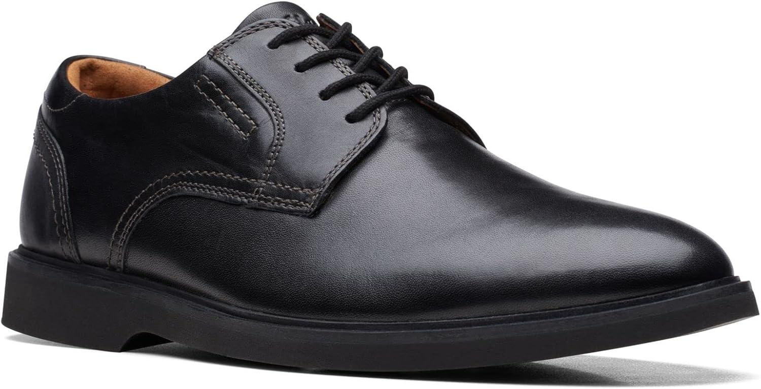 imageClarks Mens Malwood Lace OxfordBlack Black Leather