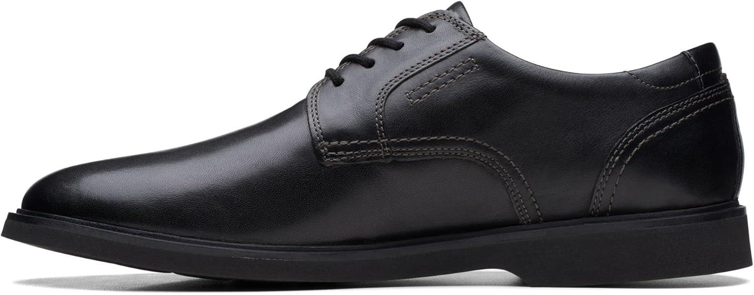 imageClarks Mens Malwood Lace OxfordBlack Black Leather
