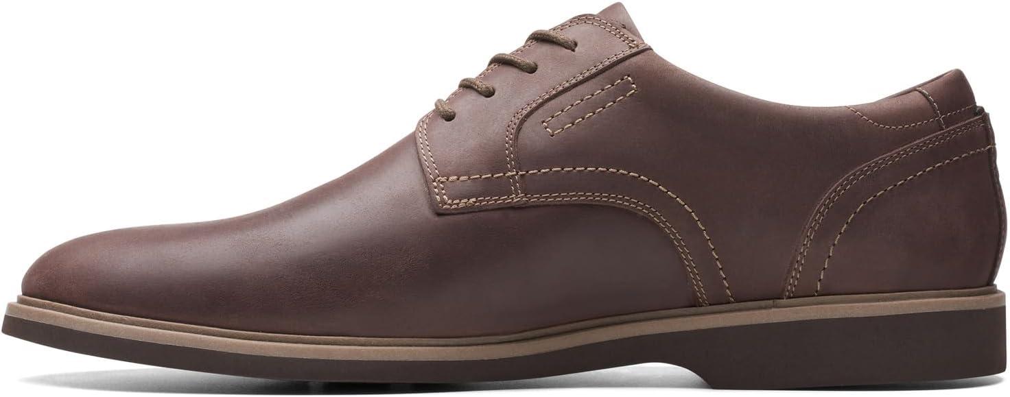 imageClarks Mens Malwood Lace OxfordDark Brown Leather