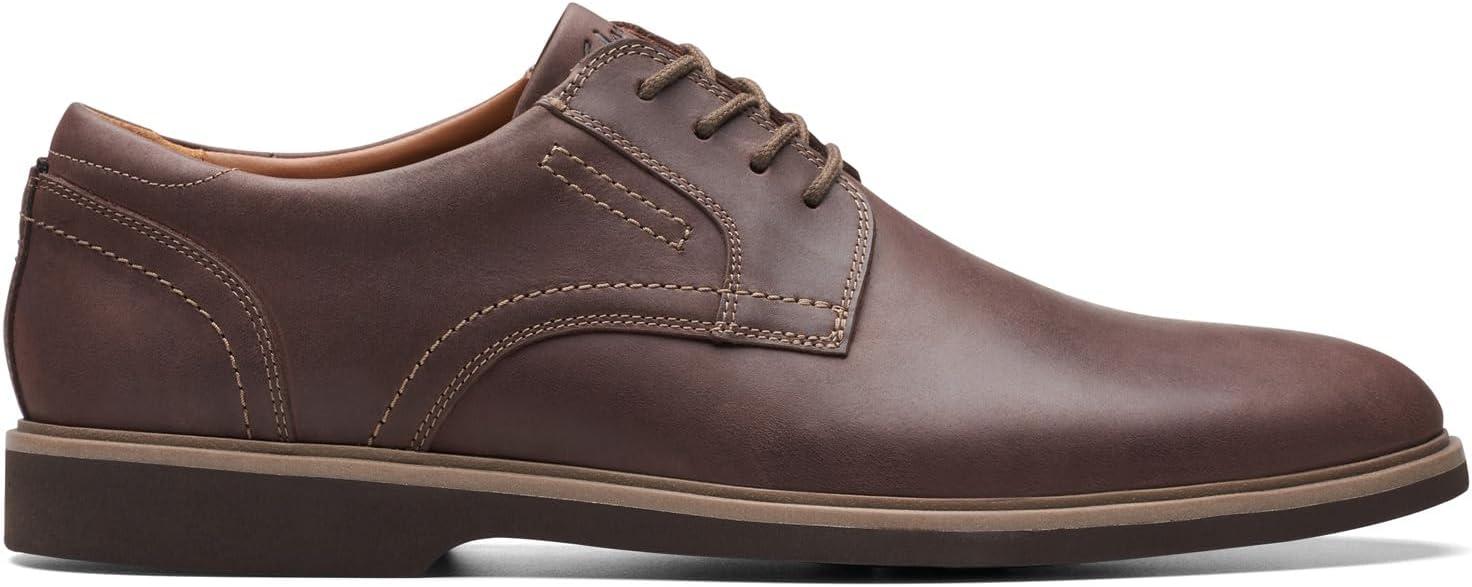 imageClarks Mens Malwood Lace OxfordDark Brown Leather