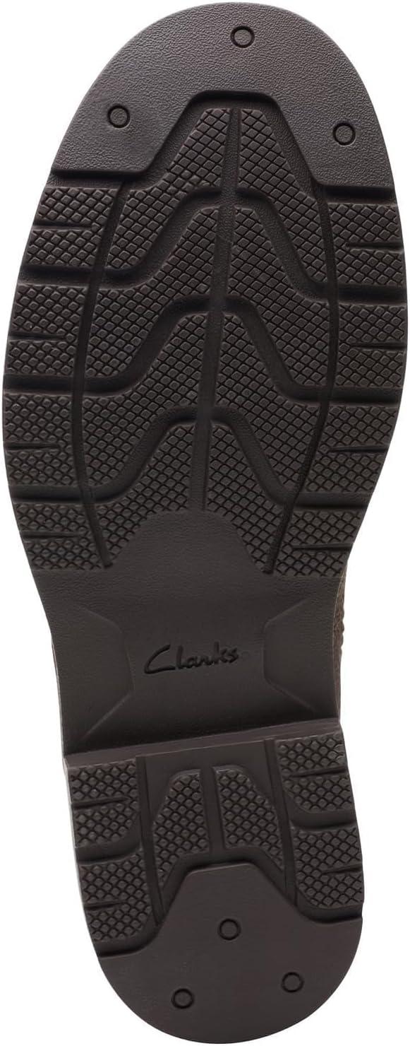 imageClarks Mens Morris Easy Chelsea BootDark Brown Waxy