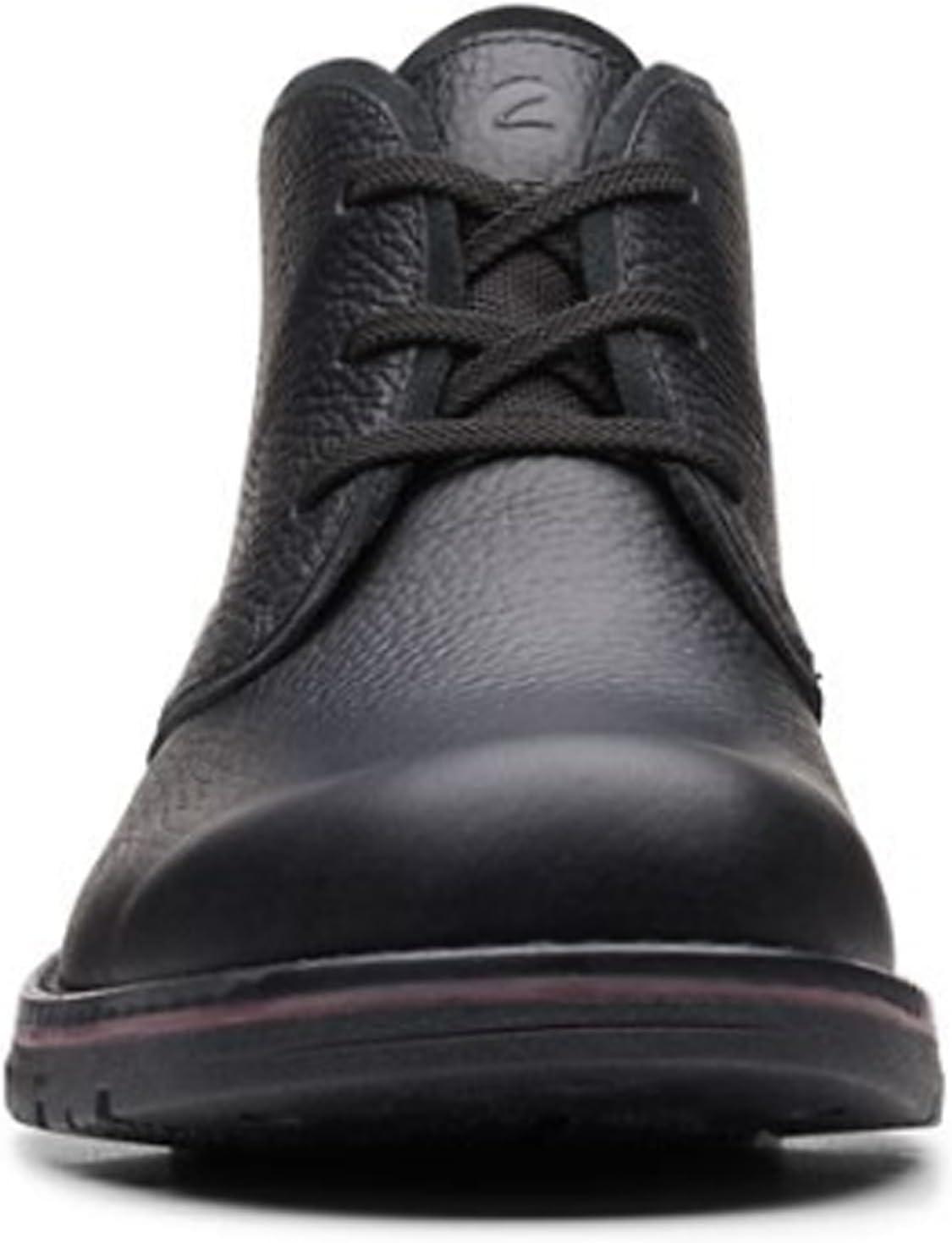 imageClarks Mens Morris Peak Waterproof Chukka BootBlack Tumbled Leather