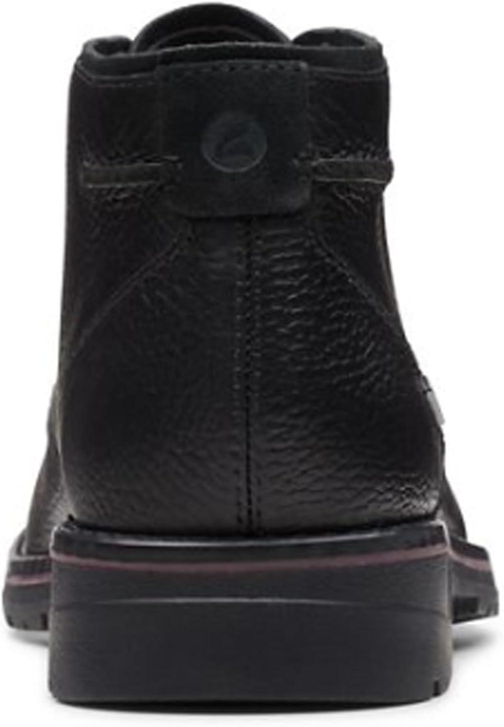 imageClarks Mens Morris Peak Waterproof Chukka BootBlack Tumbled Leather
