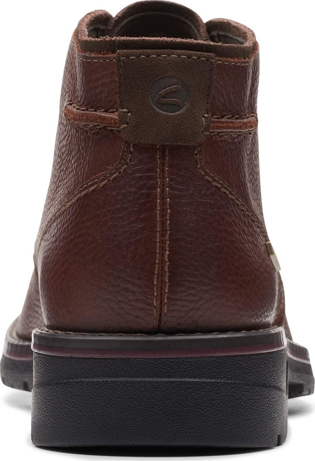 imageClarks Mens Morris Peak Waterproof Chukka BootBrown Tumbled Leather