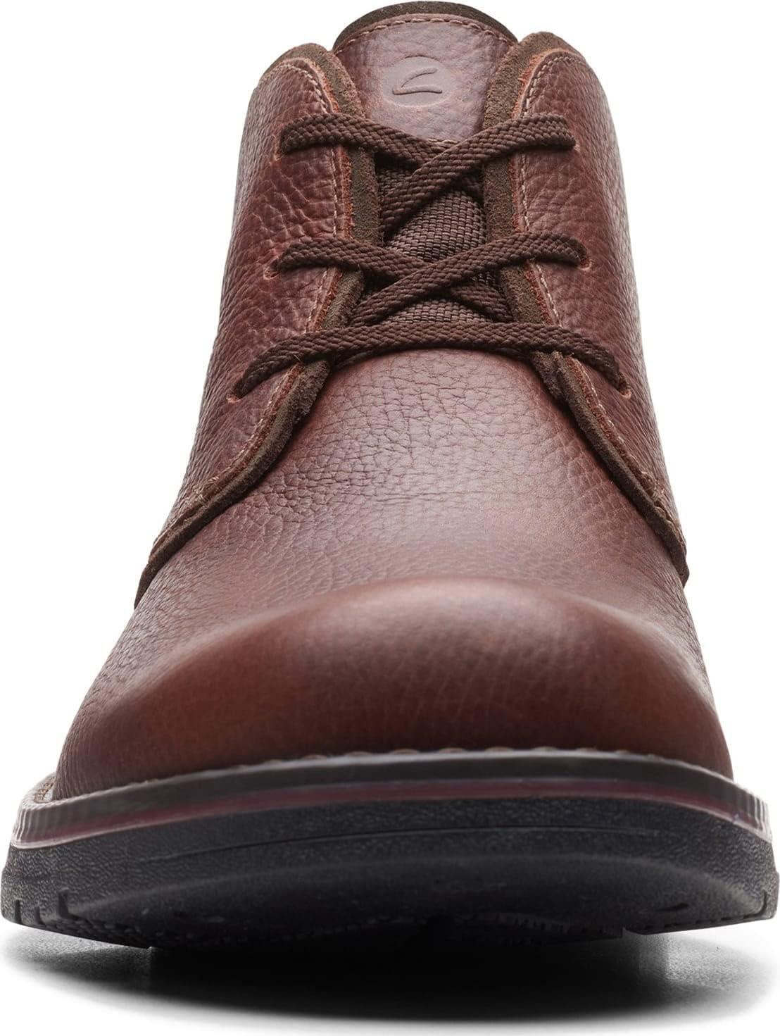 imageClarks Mens Morris Peak Waterproof Chukka BootBrown Tumbled Leather
