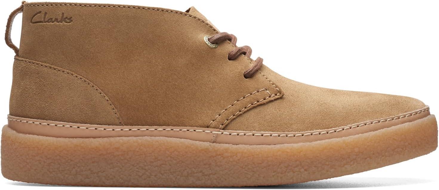 imageClarks Mens Oakpark Mid Chukka BootDark Sand Suede