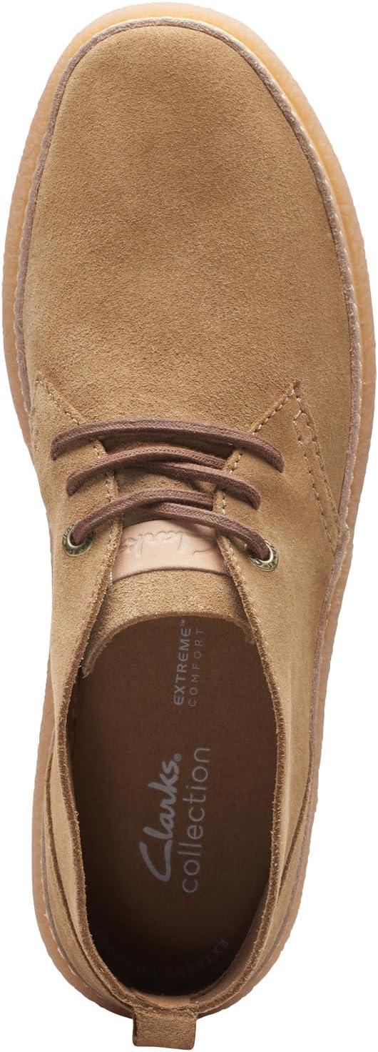 imageClarks Mens Oakpark Mid Chukka BootDark Sand Suede