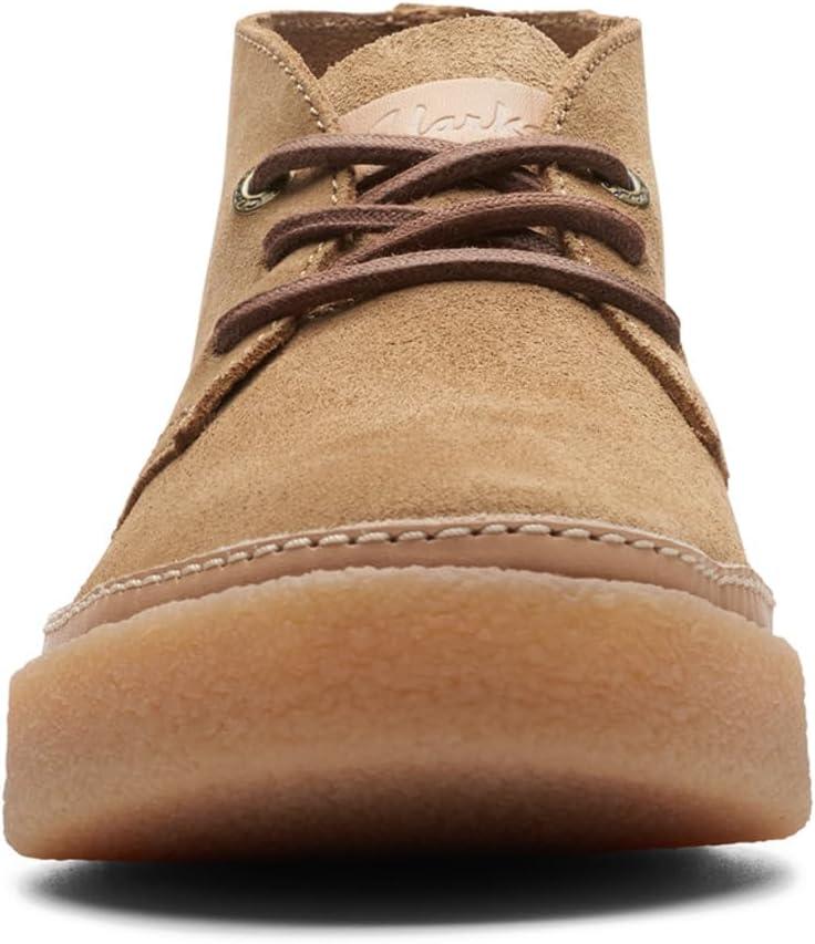 imageClarks Mens Oakpark Mid Chukka BootDark Sand Suede