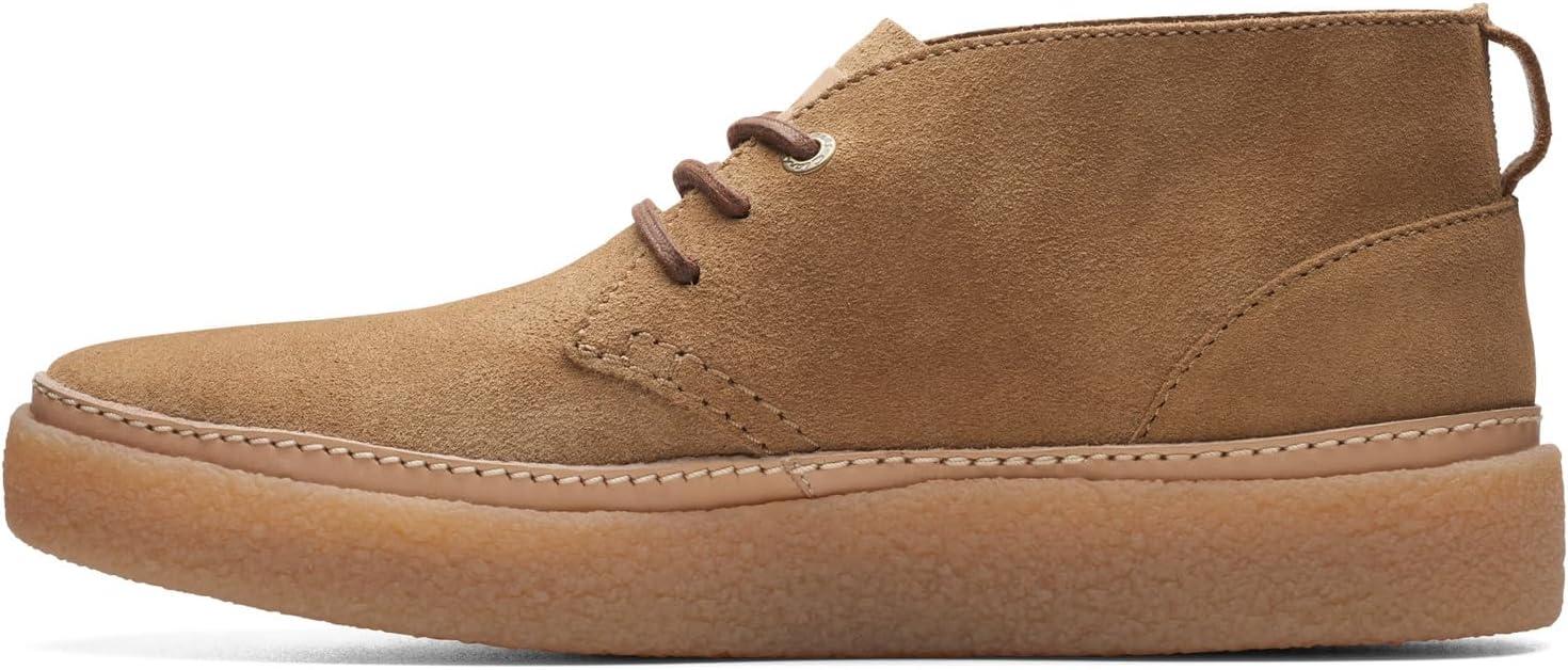 imageClarks Mens Oakpark Mid Chukka BootDark Sand Suede