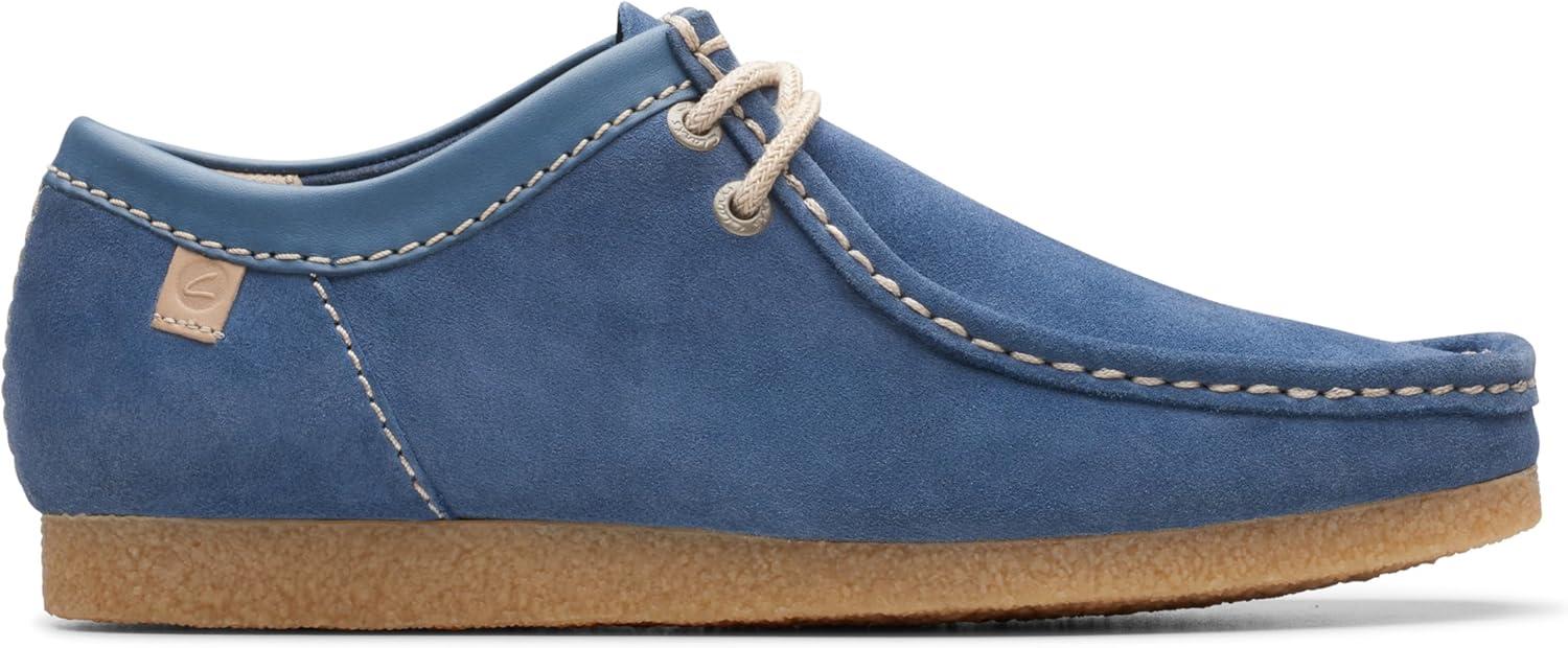 imageClarks Mens Shacre II Run LoafersBlue Suede