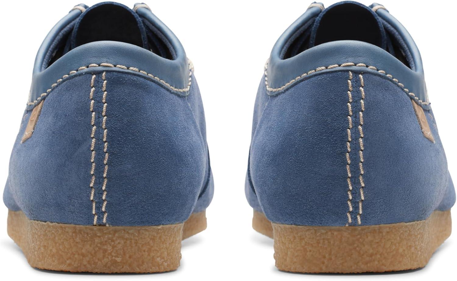 imageClarks Mens Shacre II Run LoafersBlue Suede