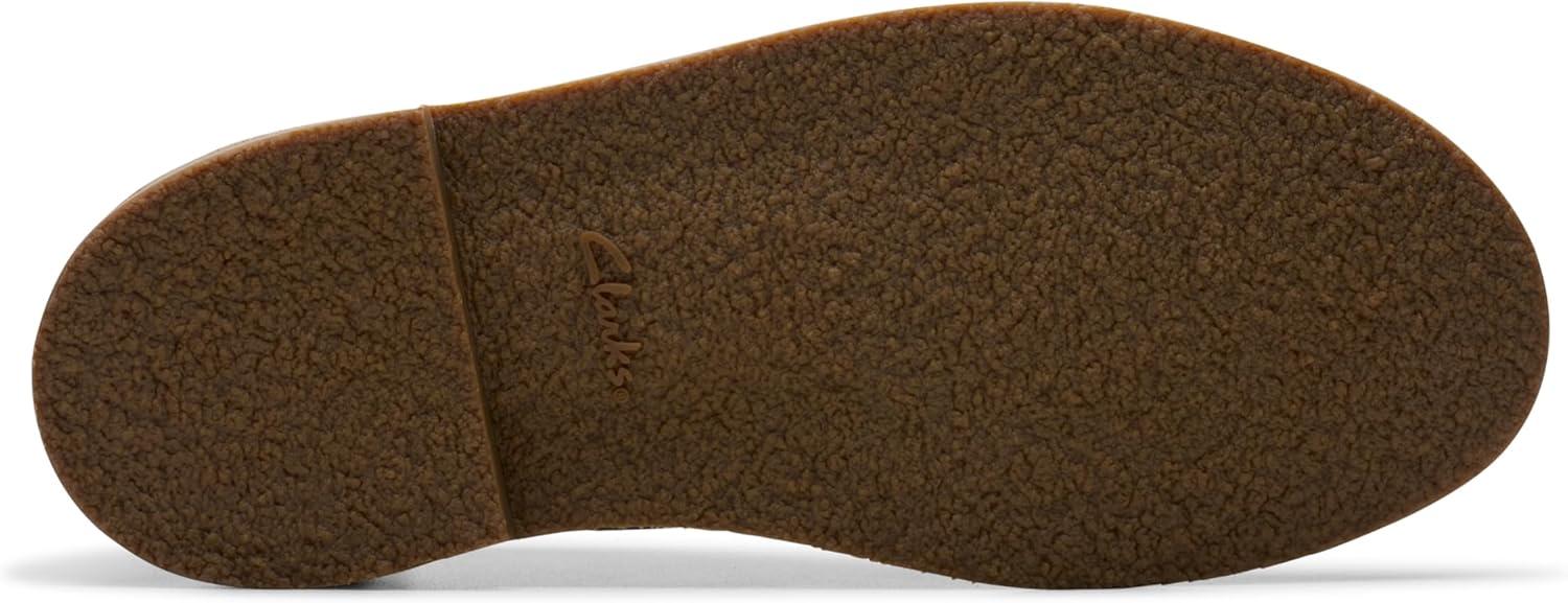 imageClarks Mens SheptonTaupe Distressed Leather