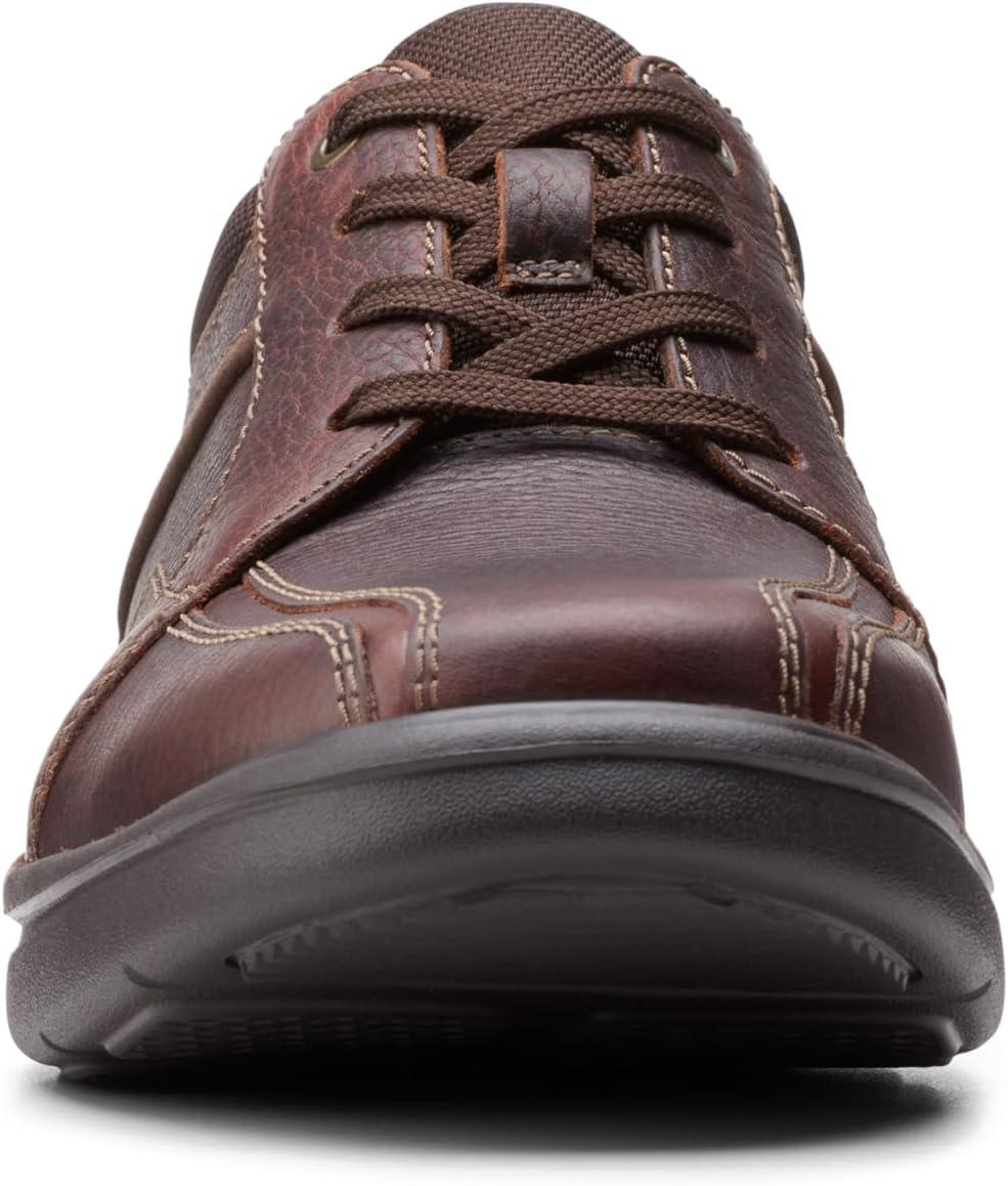 imageClarks Mens SneakerBrown Tumbled Leather