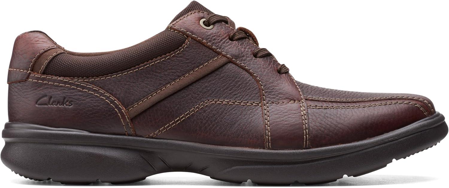 imageClarks Mens SneakerBrown Tumbled Leather