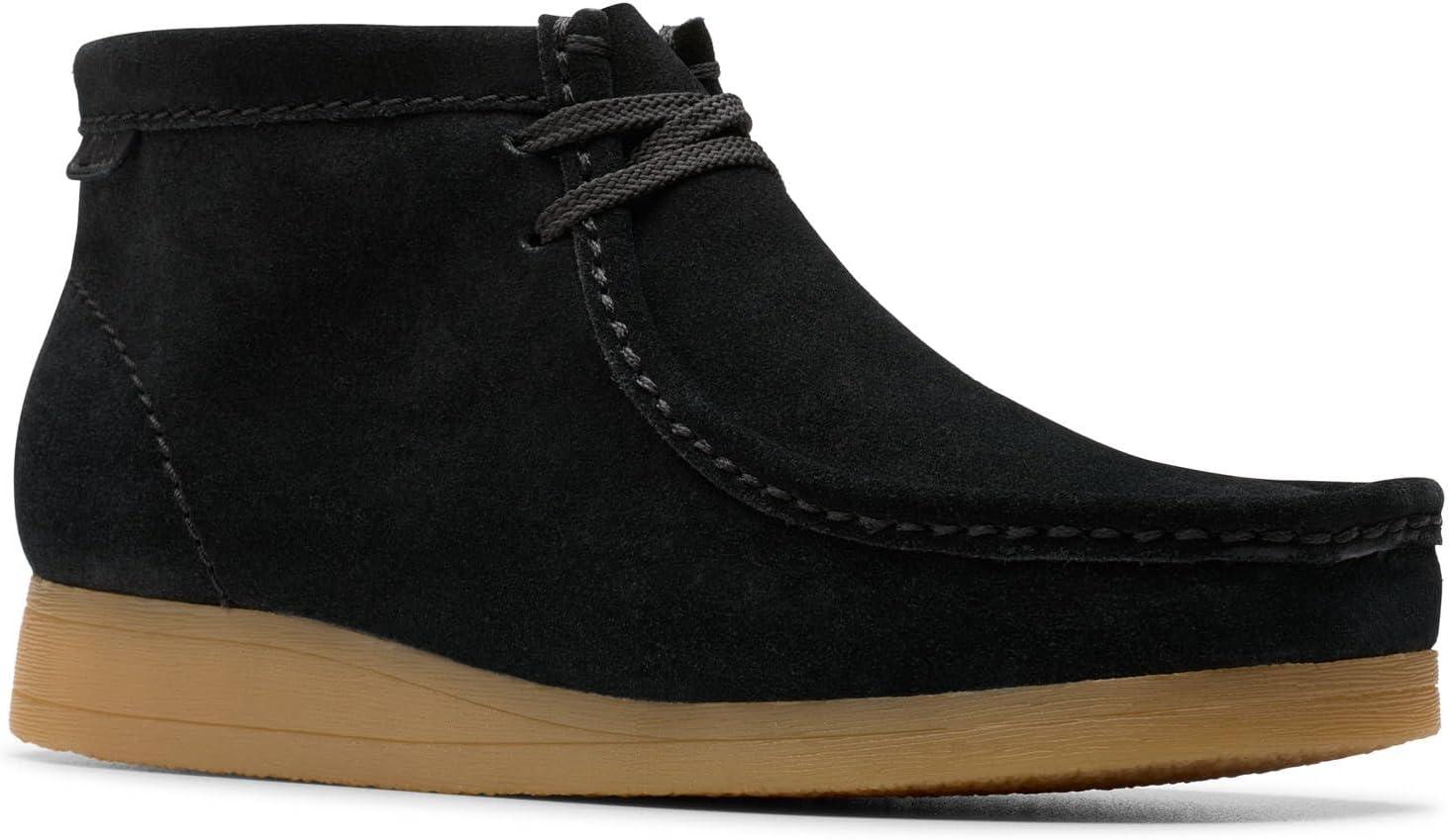 imageClarks Mens Wallaston Boot OxfordBlack Suede