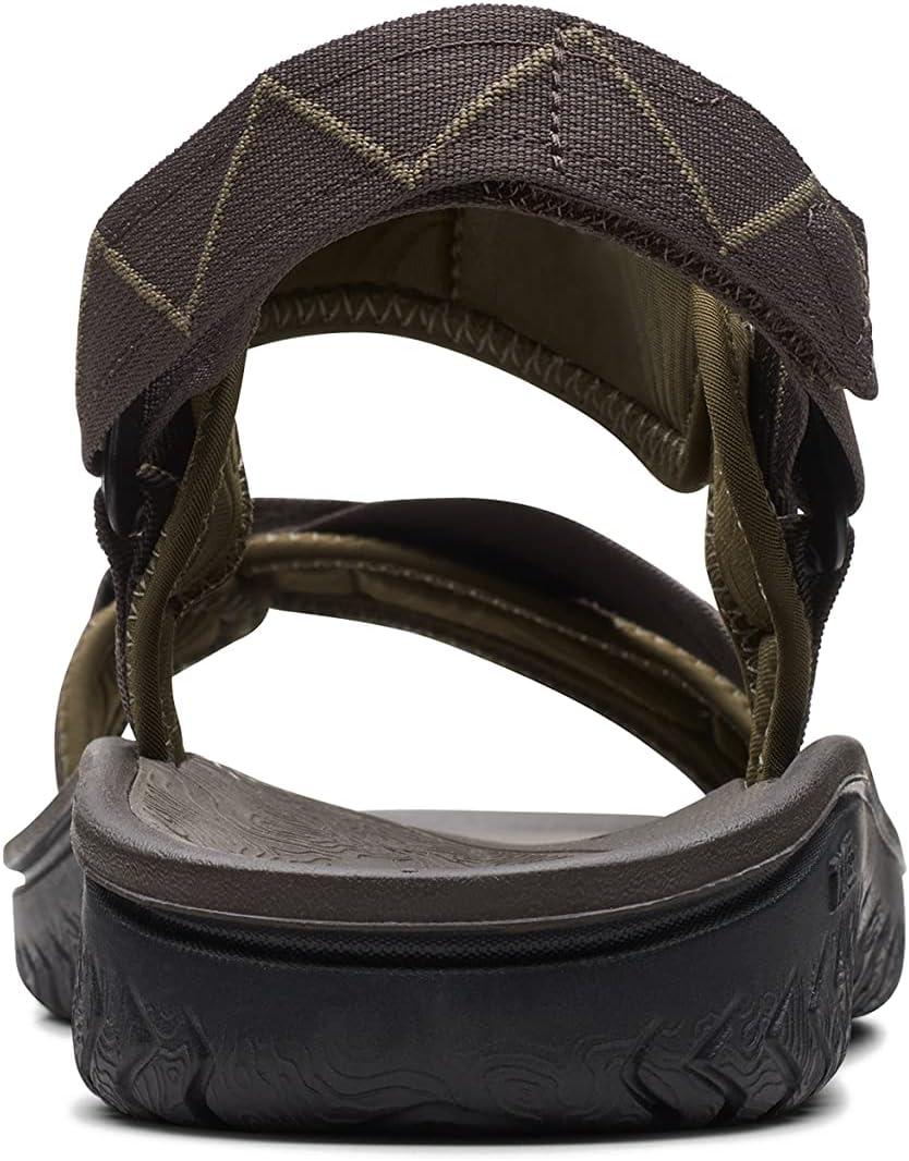 imageClarks Mens Wesley Trail Flat SandalBrown Combi