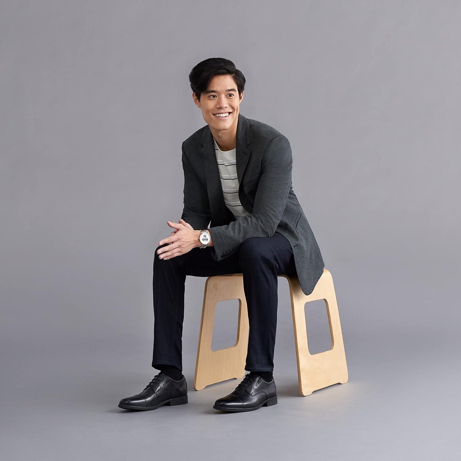 imageClarks Mens Whiddon Cap Oxford ShoesBlack Black 193911tcx