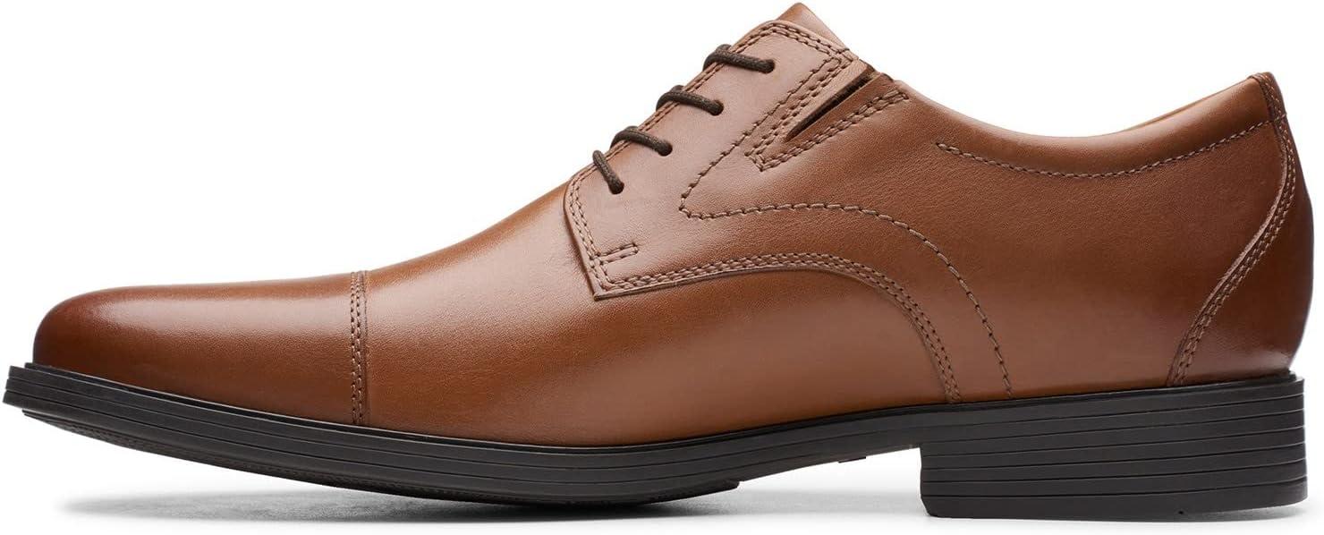 imageClarks Mens Whiddon Cap Oxford ShoesDark Tan Leather