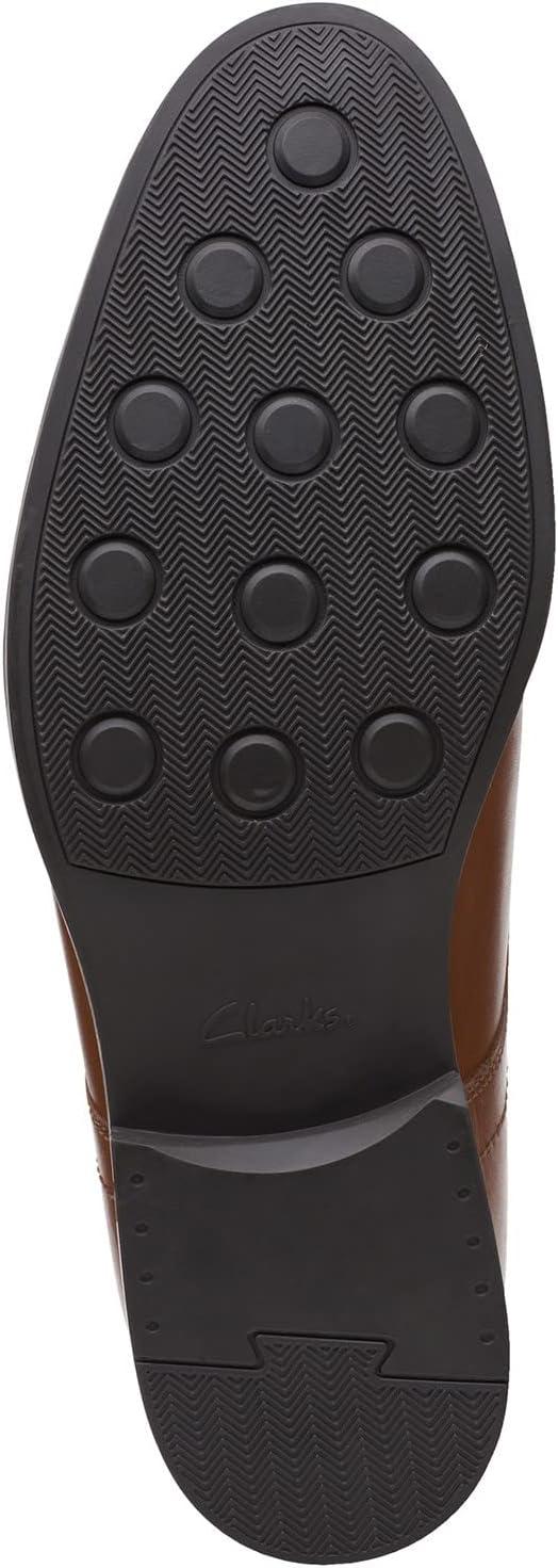 imageClarks Mens Whiddon Cap Oxford ShoesDark Tan Leather