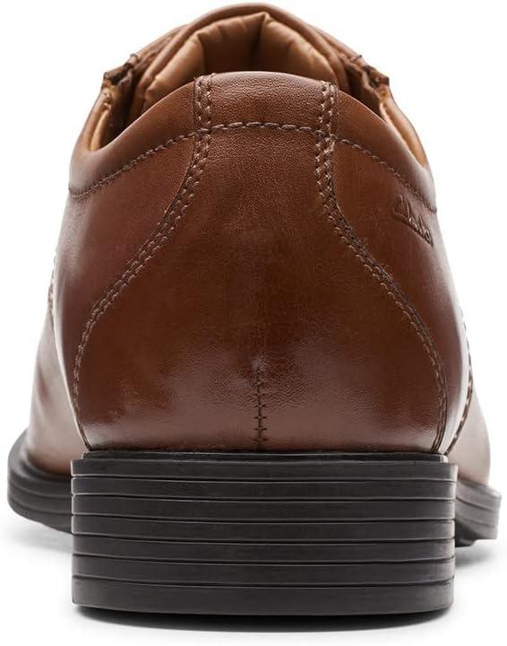 imageClarks Mens Whiddon Cap Oxford ShoesDark Tan Leather