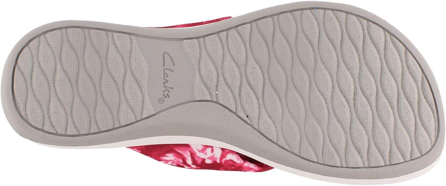 imageClarks Womens Arla Glison Flip FlopBright Rose Floral