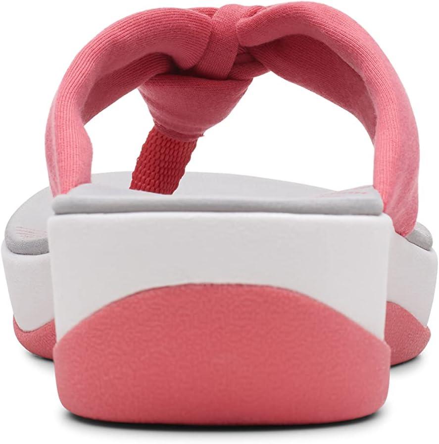 imageClarks Womens Arla Glison Flip FlopRed Raspberry Raspberry