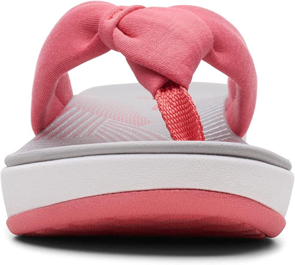 imageClarks Womens Arla Glison Flip FlopRed Raspberry Raspberry