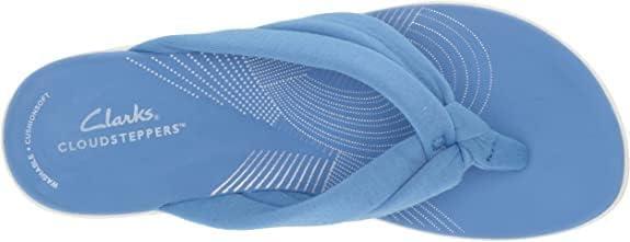 imageClarks Womens Arla Kaylie FlipFlopBlue Jersey