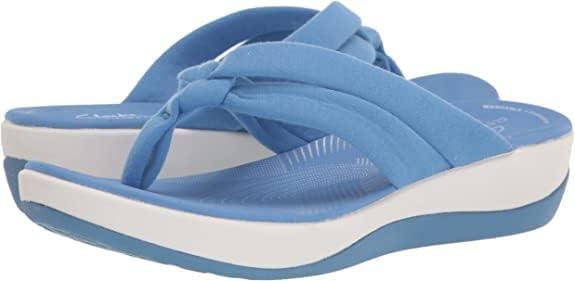 imageClarks Womens Arla Kaylie FlipFlopBlue Jersey