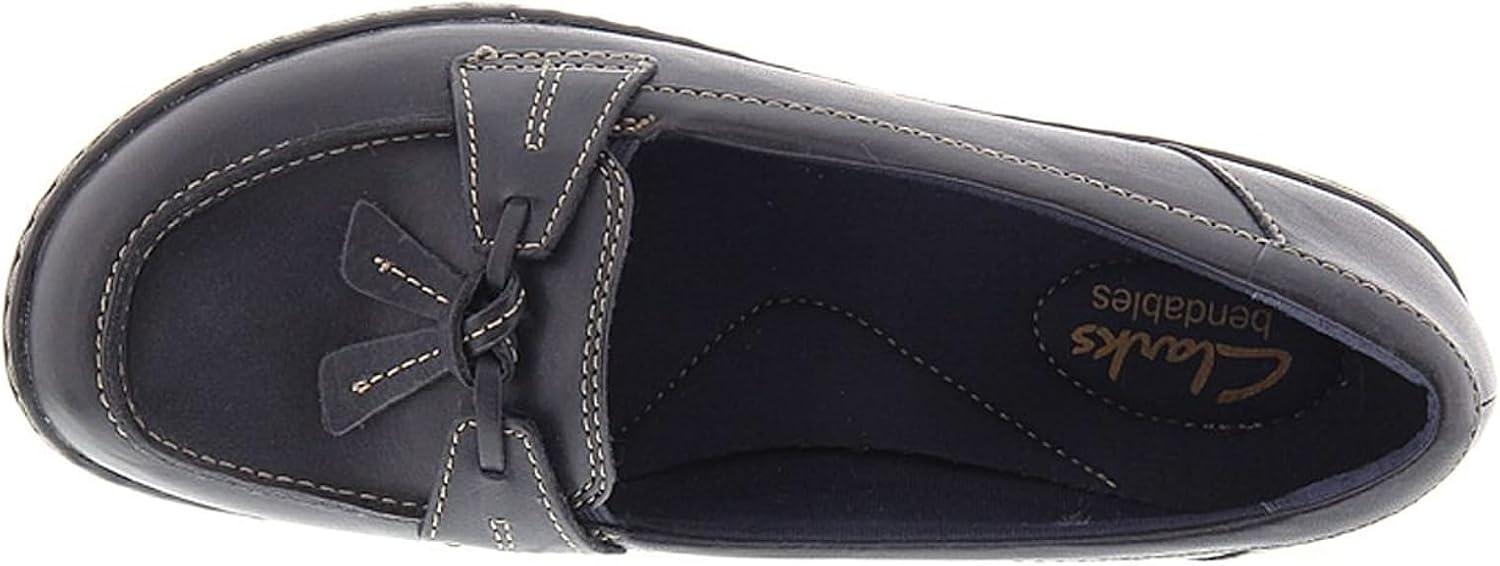 imageClarks Womens Ashland Bubble Slip On LoafersNavy