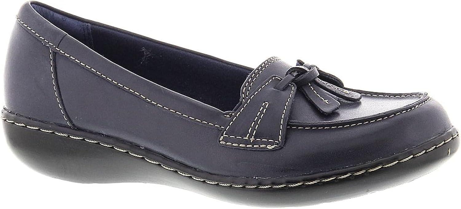 imageClarks Womens Ashland Bubble Slip On LoafersNavy