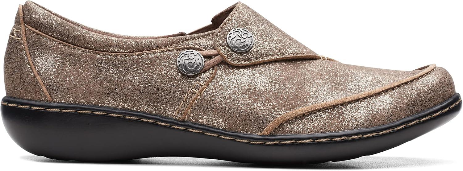 imageClarks Womens Ashland Lane Q LoafersBronze Metallic
